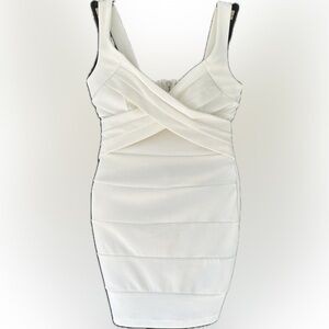 White Body Con Party Dress